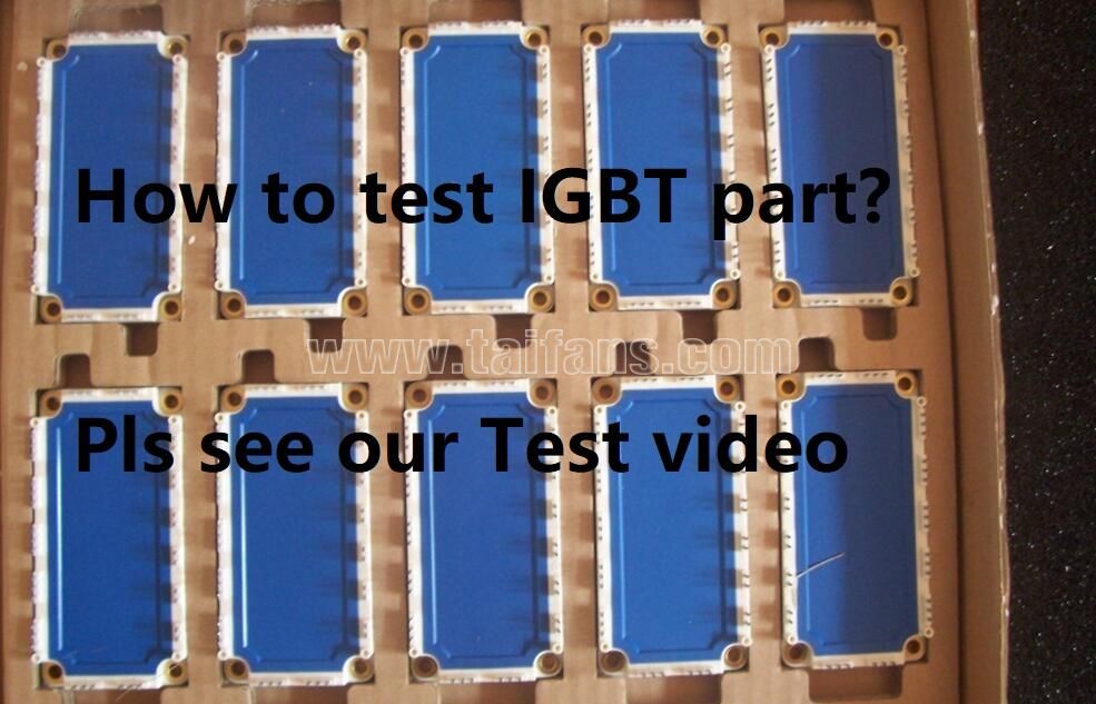 how to test IGBT power module?